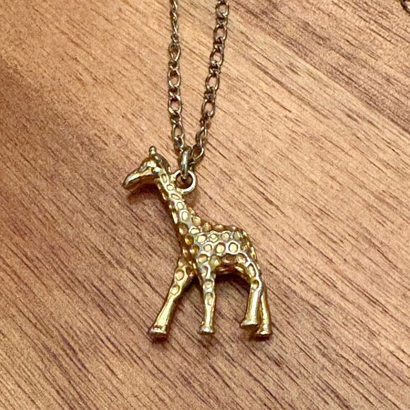 J.Crew | Giraffe Necklace | 26” Length - Picture 2 of 3